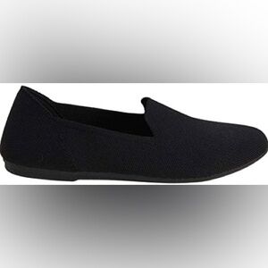 NEW STEVE MADDEN SABIN KNIT SLIP ON LOAFERS IN BLACK 7.5